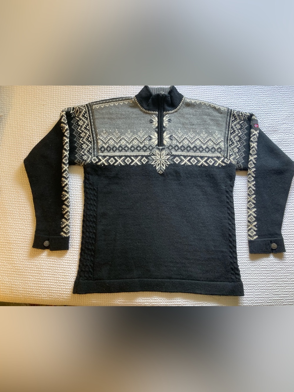 Dale of Norway Men’s 1/4 Zip Sweater XL
